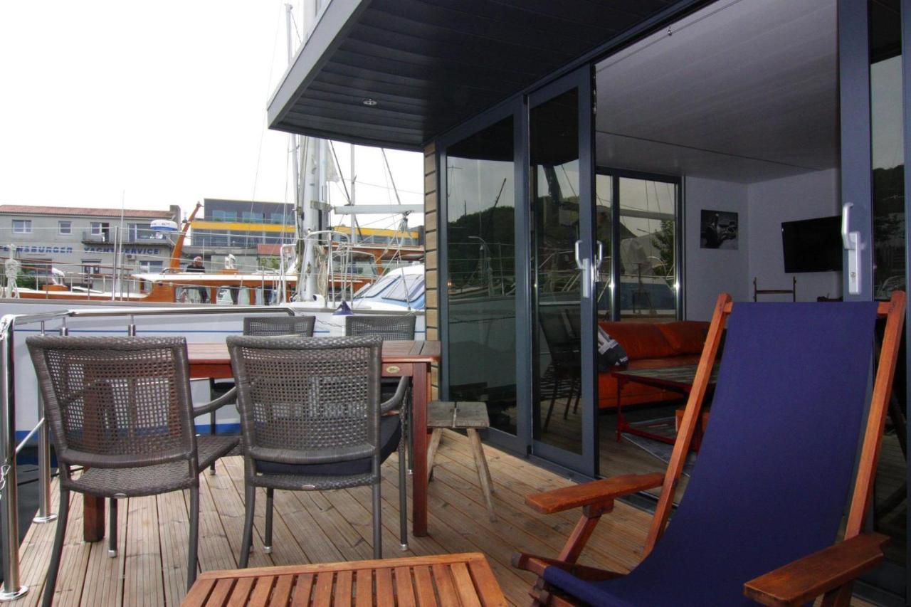 Hausboot Lina In Flensburg Hotel Bagian luar foto