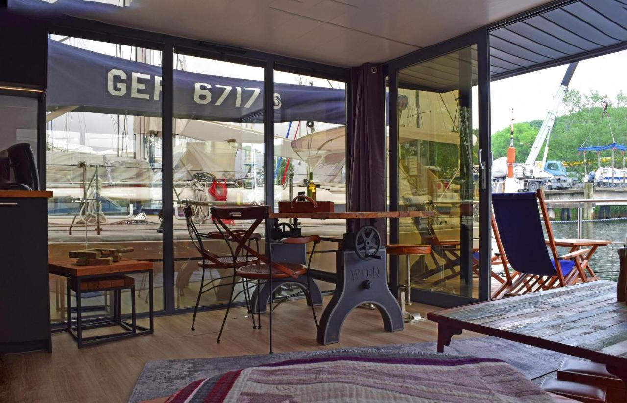 Hausboot Lina In Flensburg Hotel Bagian luar foto